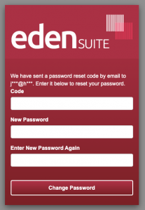 Self Serve Reset Password - 3 - New Password